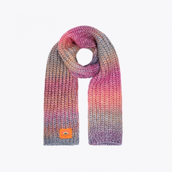Kurt Geiger Be Kind Scarf - Fushia Combination | Canada Outlet
