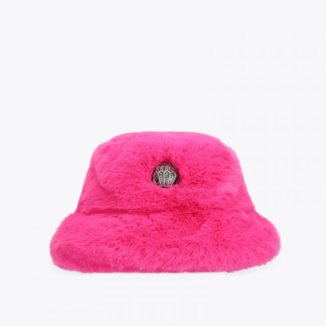 Kurt Geiger Poppy Bucket Hat - Fushia | Canada Outlet