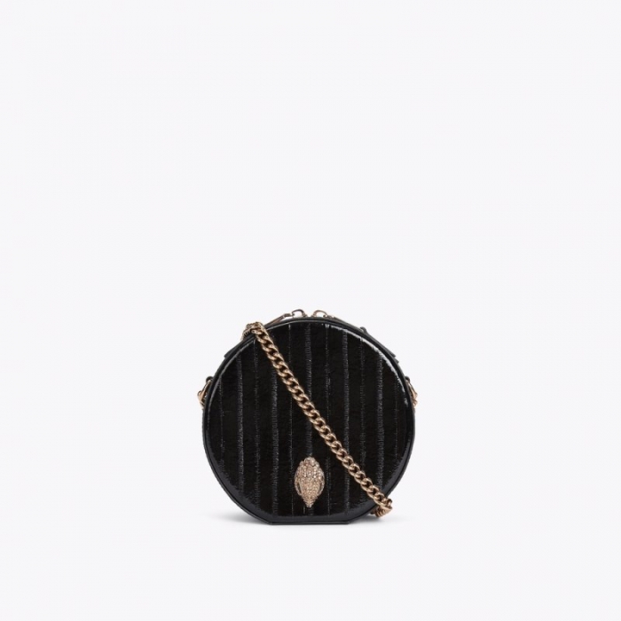 Kurt Geiger Small Round Shoreditch - Black | Canada Outlet