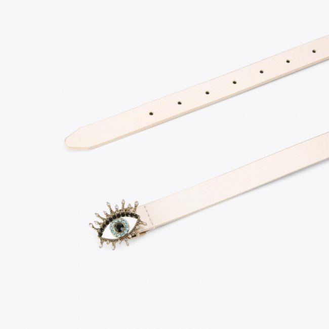 Kurt Geiger Evil Eye Belt - Bone | Canada Outlet
