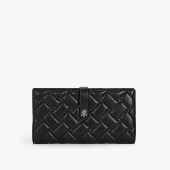 Kurt Geiger Leather Soft Wallet - Black Combination | Canada Outlet