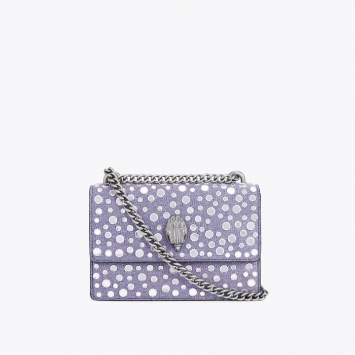 Kurt Geiger Small Shoreditch Stud Bag - Lilac | Canada Outlet