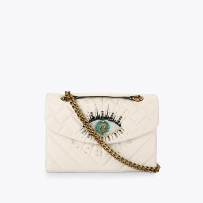 Kurt Geiger Leather Kensington Eye - Bone | Canada Outlet