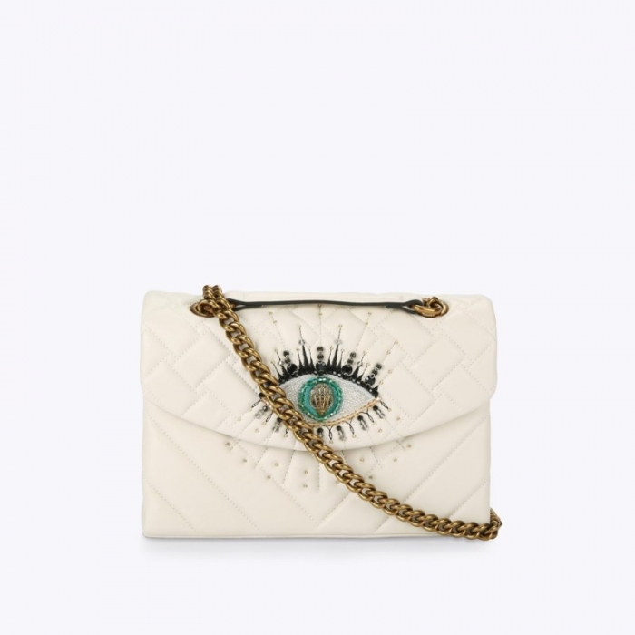 Kurt Geiger Leather Kensington Eye - Bone | Canada Outlet