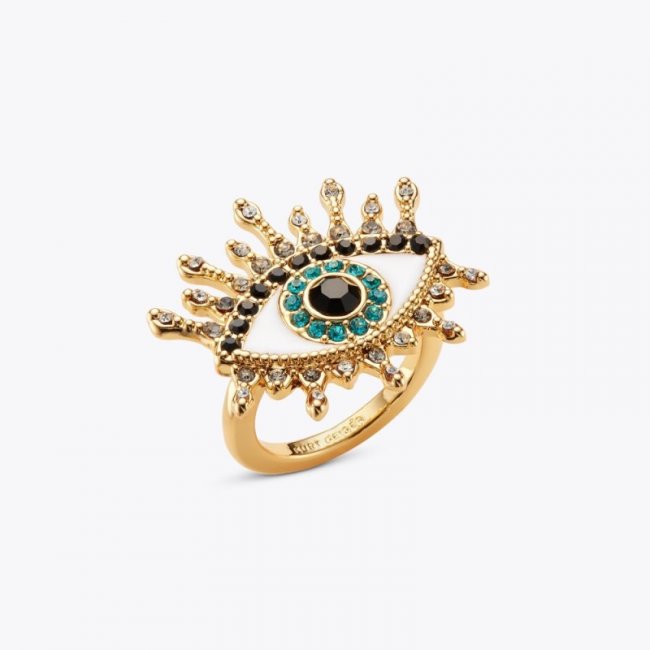 Kurt Geiger Eye Cocktail Ring - Gold | Canada Outlet