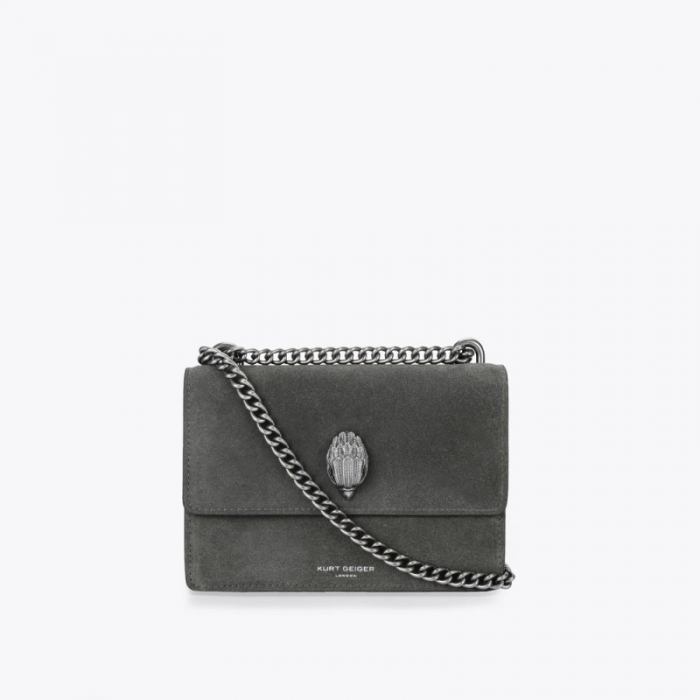 Kurt Geiger Small Leather Shoreditch - Grey | Canada Outlet