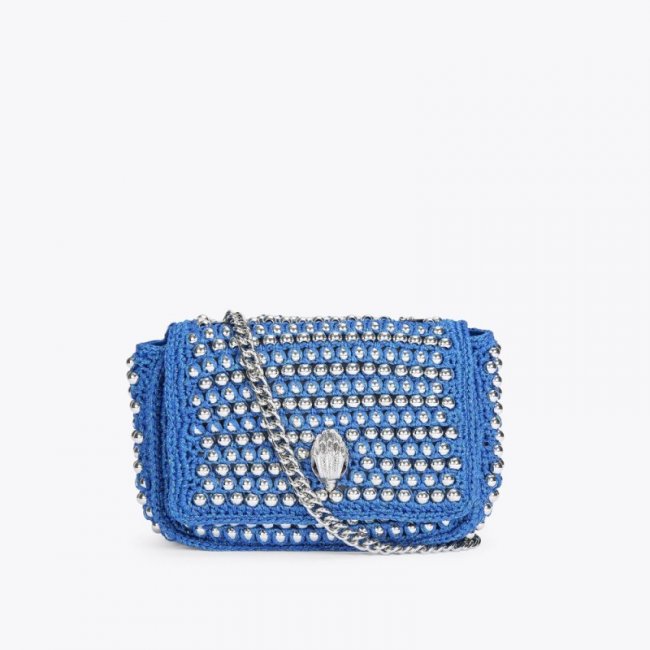 Kurt Geiger Medium Crochet Kensington - Mid Blue | Canada Outlet