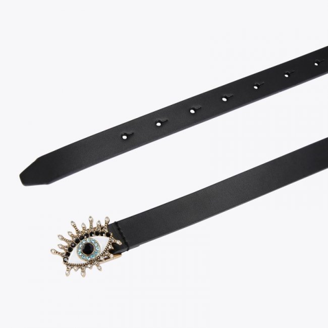 Kurt Geiger Evil Eye Belt - Black | Canada Outlet