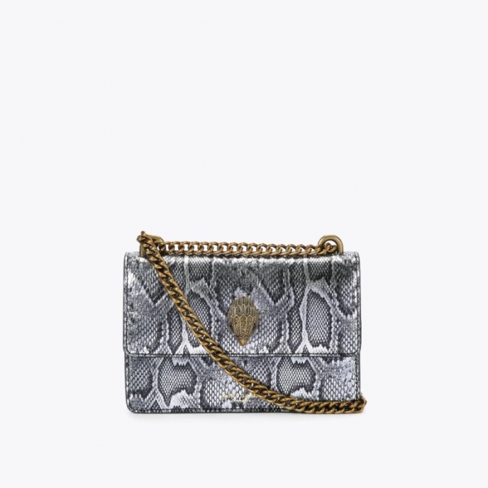 Kurt Geiger Small Printed Shoreditch - Silver Combination | Canada Outlet
