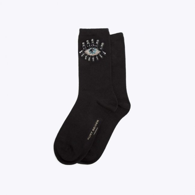Kurt Geiger Evil Eye Sock - Black | Canada Outlet