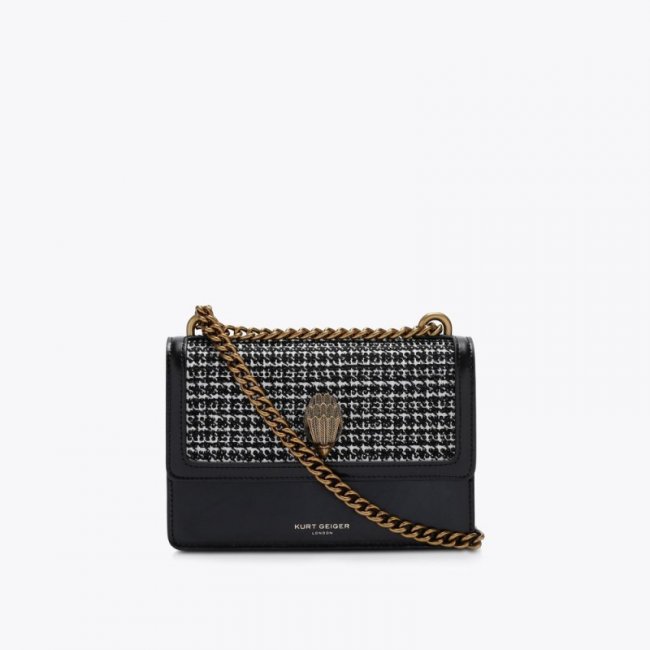 Kurt Geiger Small Fabric Shoreditch - Black Other | Canada Outlet