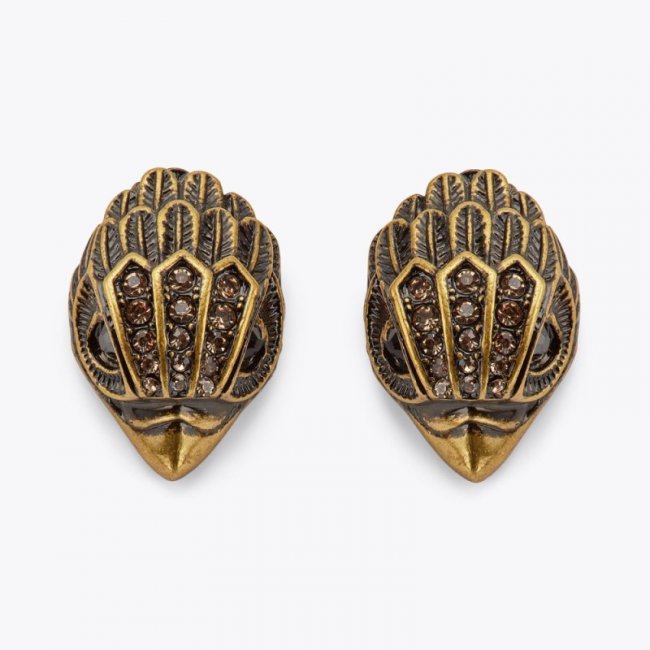 Kurt Geiger Small Eagle Earrings - Gold | Canada Outlet