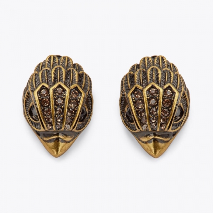 Kurt Geiger Small Eagle Earrings - Gold | Canada Outlet