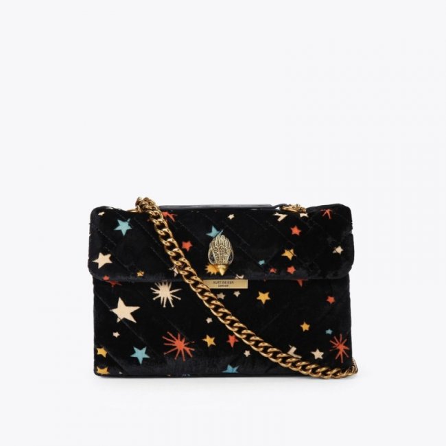 Kurt Geiger Velvet Kensington - Black Other | Canada Outlet