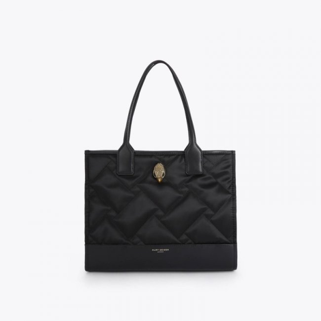 Kurt Geiger Small Recycled Square Shopper - Black | Canada Outlet