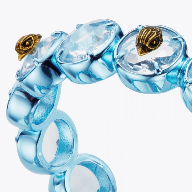 Kurt Geiger Round Stone Cuff - Blue | Canada Outlet