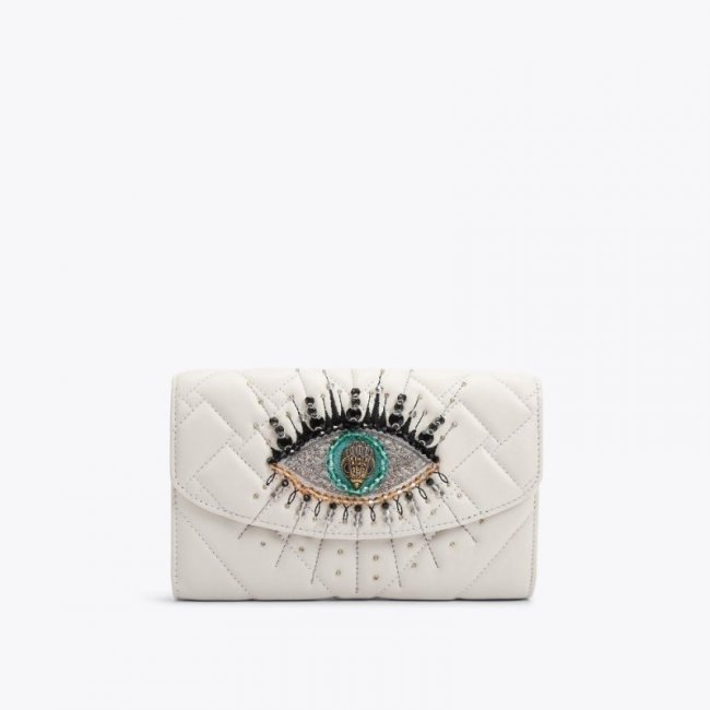 Kurt Geiger Kensington Eye Chain Wallet - Bone | Canada Outlet