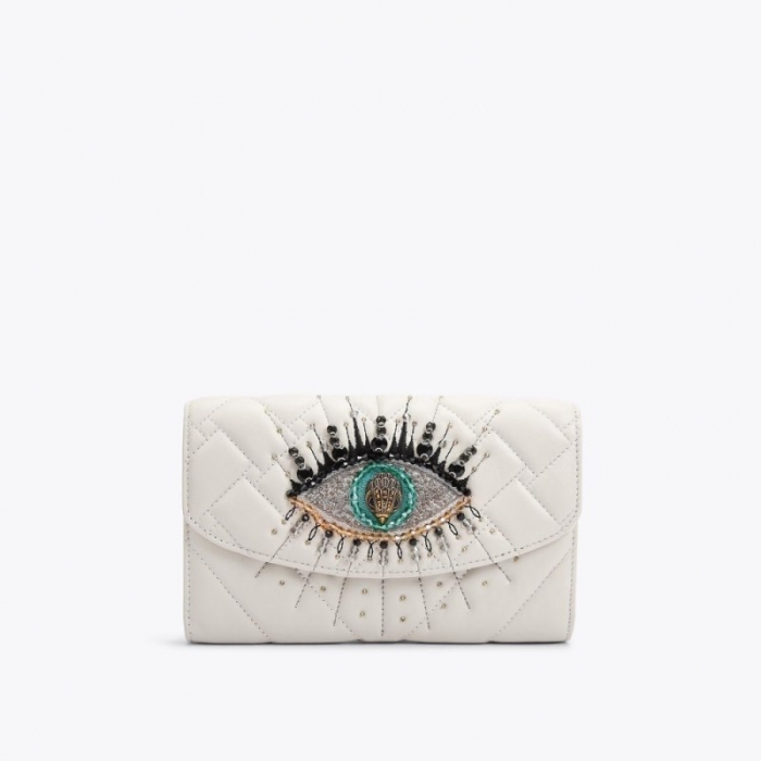 Kurt Geiger Kensington Eye Chain Wallet - Bone | Canada Outlet
