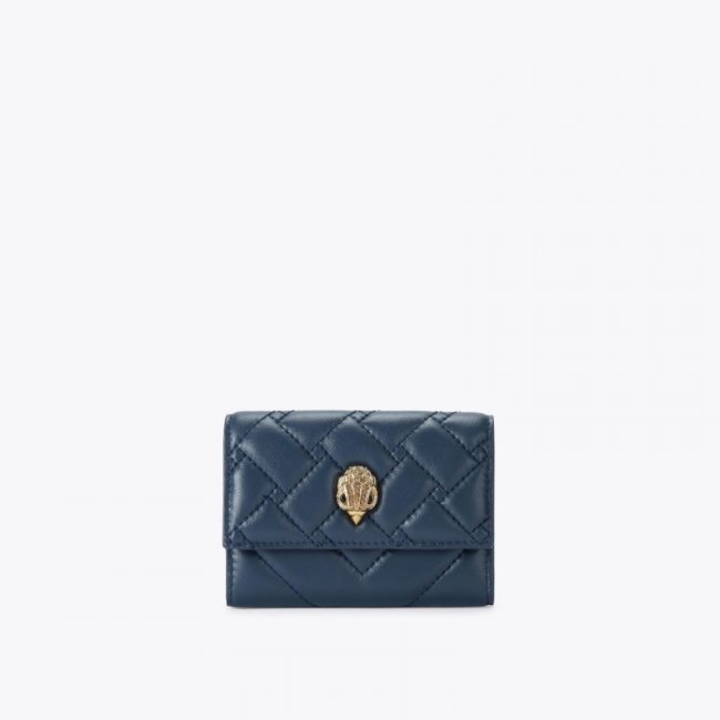 Kurt Geiger Flap Card Holder - Blue Dark | Canada Outlet