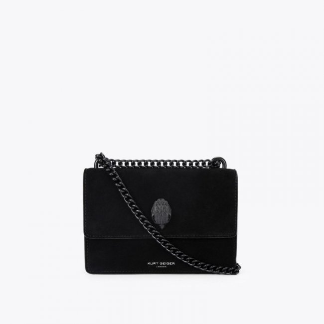 Kurt Geiger Small Leather Shoreditch - Black | Canada Outlet