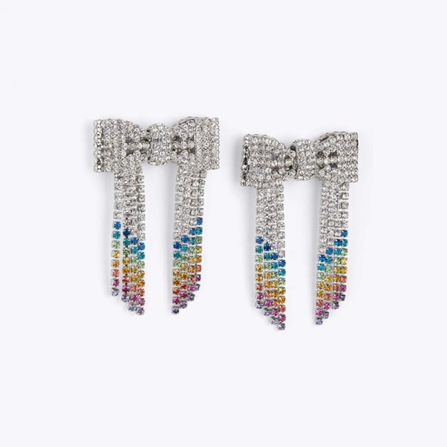 Kurt Geiger Rainbow Bow Earrings - Multi / Other | Canada Outlet