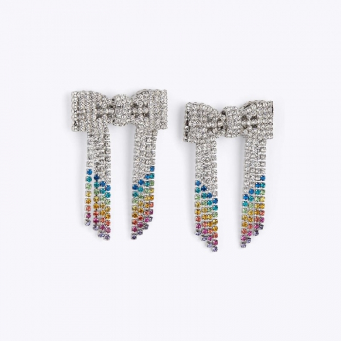 Kurt Geiger Rainbow Bow Earrings - Multi / Other | Canada Outlet