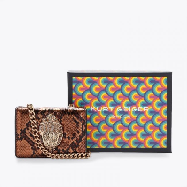 Kurt Geiger Micro Kensington Eagle - Bronze Combination | Canada Outlet