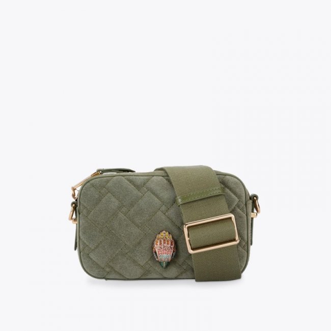 Kurt Geiger Small Kensington Camera Bag - Khaki | Canada Outlet