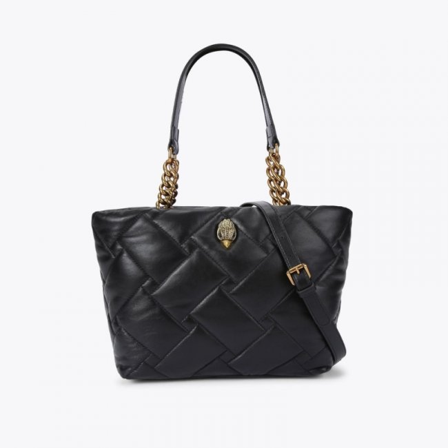 Kurt Geiger Small Kensington Soft Shopper - Black | Canada Outlet