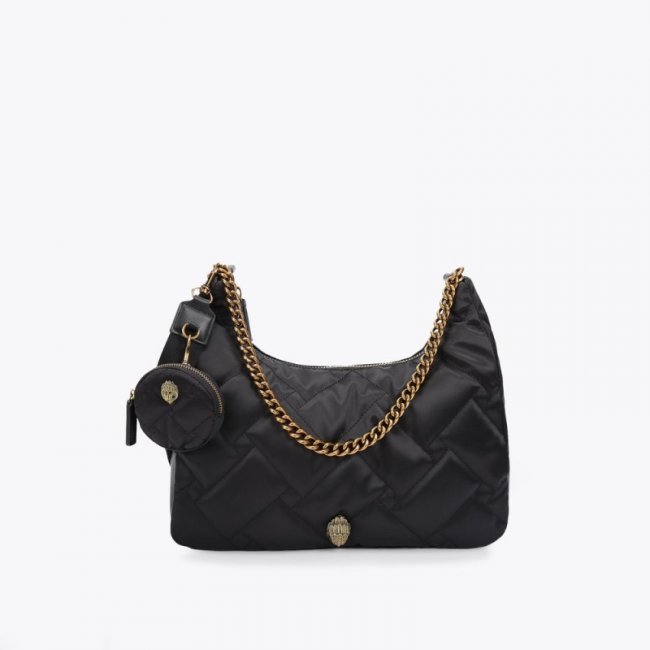 Kurt Geiger Recycled Large Hobo - Black | Canada Outlet