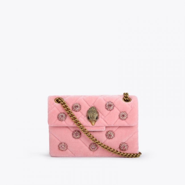 Kurt Geiger Mini Velvet Kensington - Pale Pink | Canada Outlet