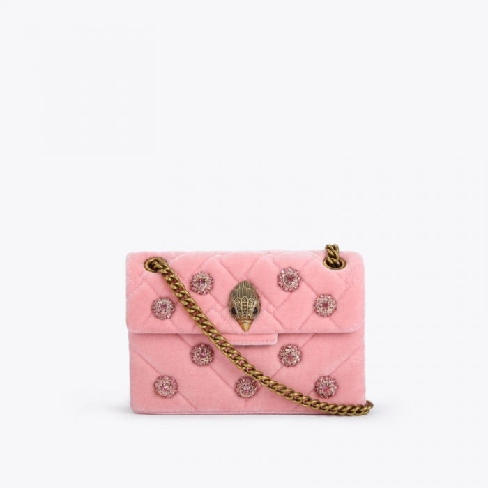 Kurt Geiger Mini Velvet Kensington - Pale Pink | Canada Outlet