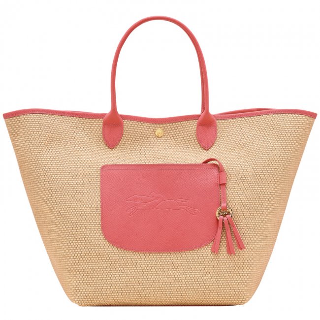 Longchamp Women's Le Pliage Collection L Basket bag Blush - Canvas | Blush