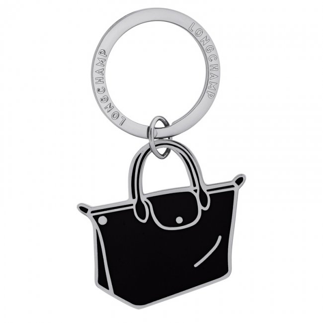 Longchamp Women's Le Pliage Key rings Black - Metal | Black