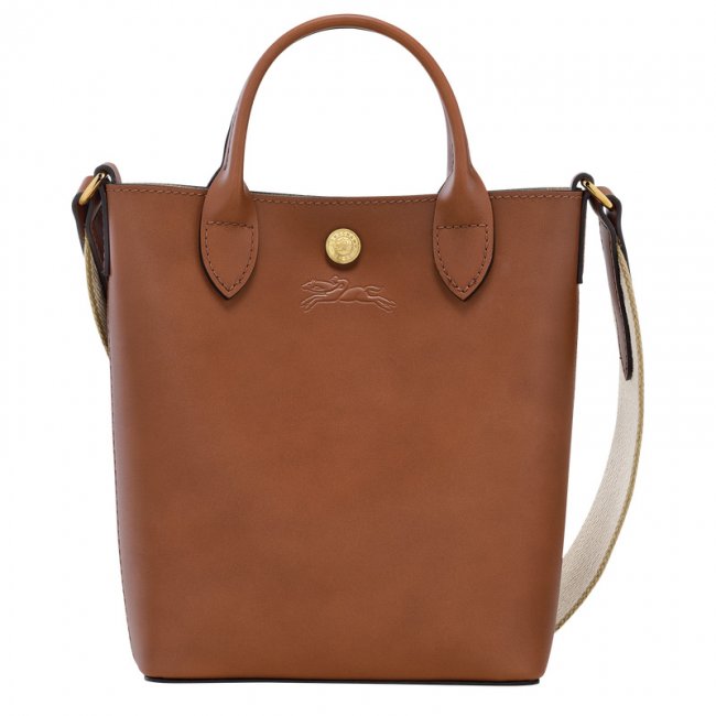 Longchamp Women's Épure XS Tote bag Cognac - Leather | Cognac