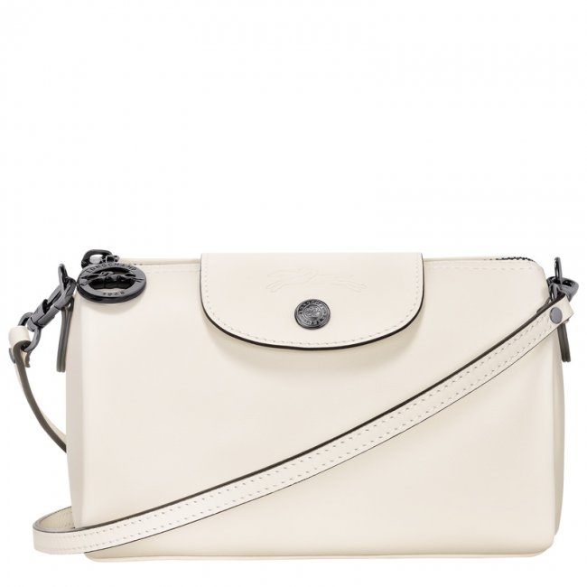 Longchamp Women's Le Pliage Xtra XS Crossbody bag Ecru - Leather | Ecru