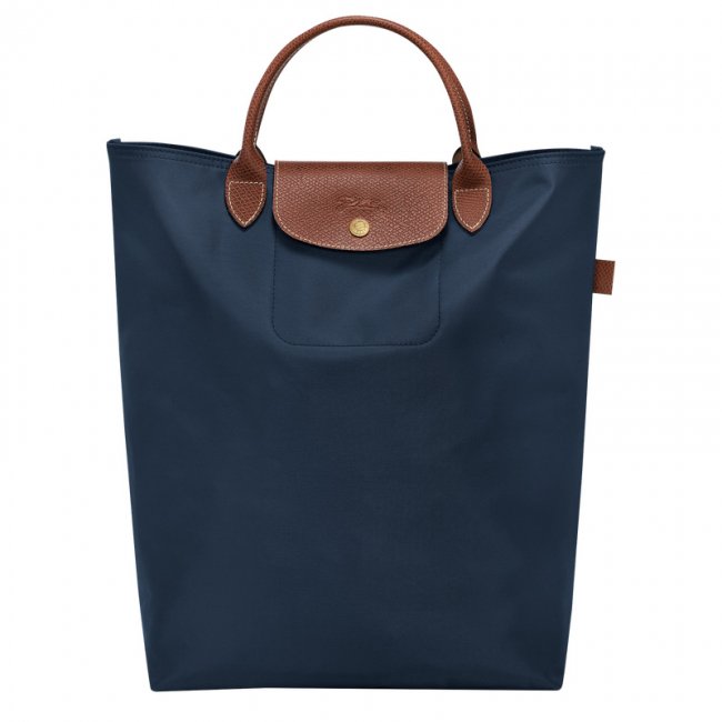 Longchamp Women's Le Pliage Original M Tote bag Navy - Canvas | Navy