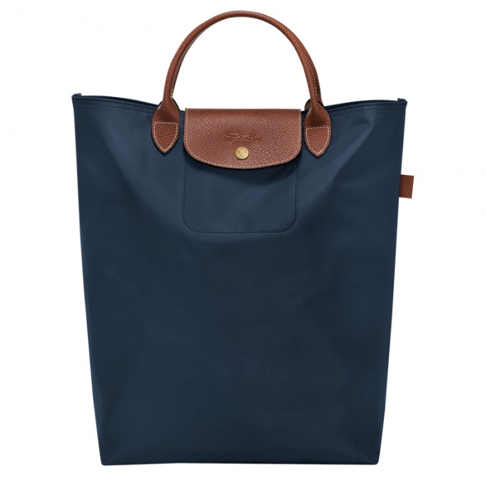 Longchamp Women's Le Pliage Original M Tote bag Navy - Canvas | Navy