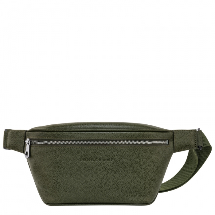 Longchamp Men's Le Foulonné M Belt bag Khaki - Leather | Khaki