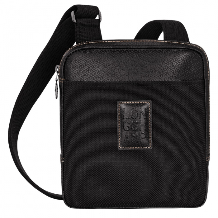 Longchamp Men's Boxford XS Crossbody bag Black - Recycled canvas | Black