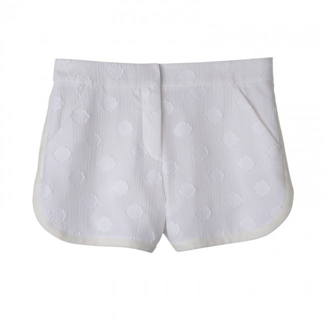 Longchamp Women's Shorts Ecru - Canvas | Ecru