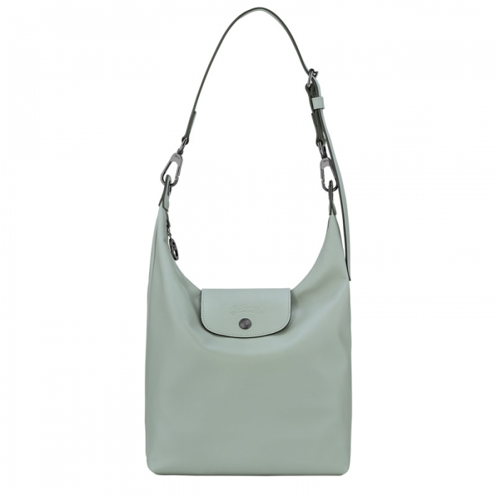 Longchamp Women's Le Pliage Xtra M Shoulder bag Vervain - Leather | Vervain