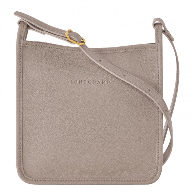 Longchamp Women's Le Foulonné S Crossbody bag Turtledove - Leather | Turtledove