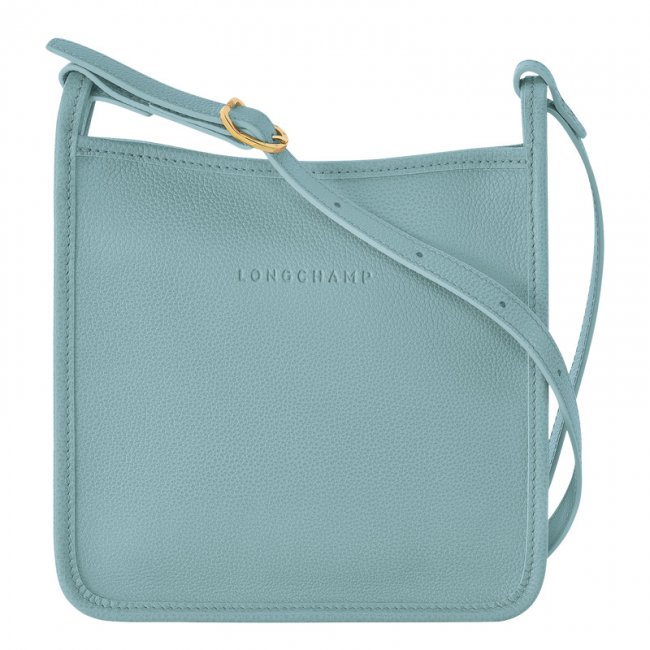 Longchamp Women's Le Foulonné S Crossbody bag Eucalyptus - Leather | Eucalyptus