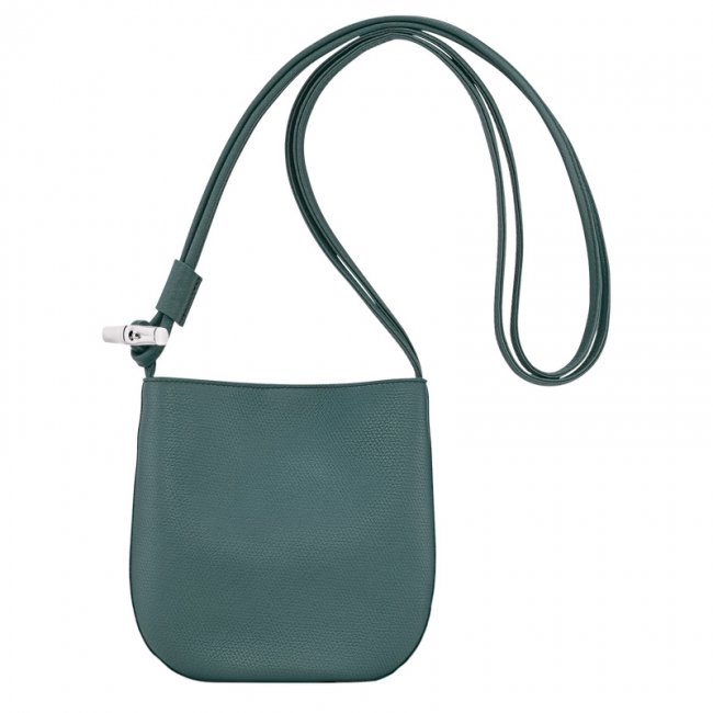 Longchamp Women's Le Roseau S Crossbody bag Cedar - Leather | Cedar