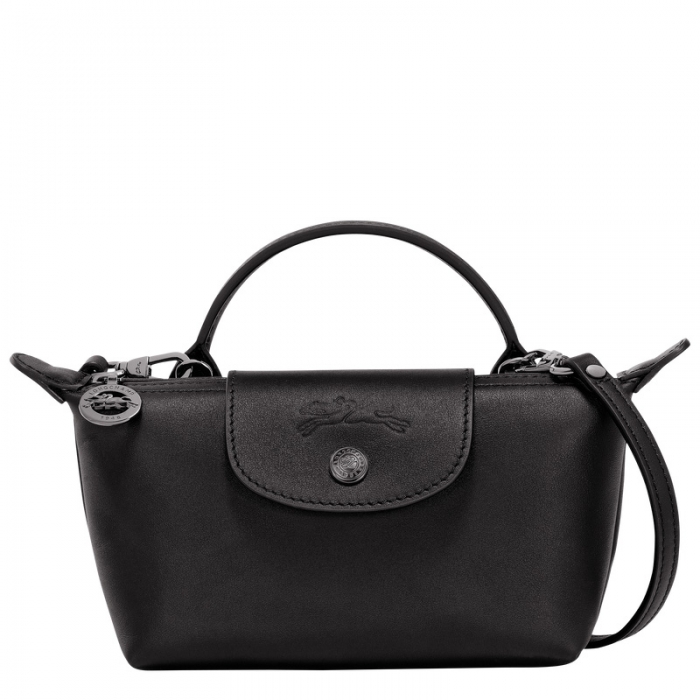 Longchamp Women's Le Pliage Xtra XS Pouch Black - Leather | Black