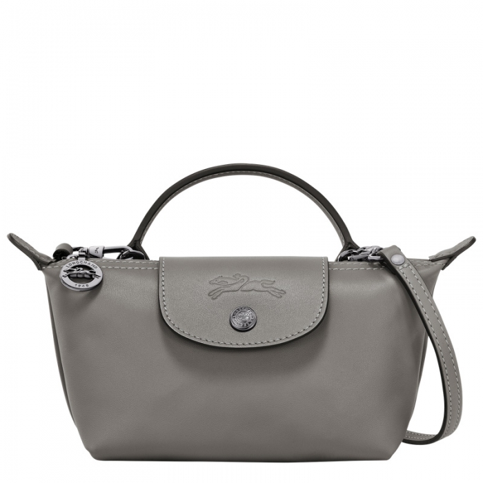 Longchamp Women's Le Pliage Xtra XS Pouch Turtledove - Leather | Turtledove