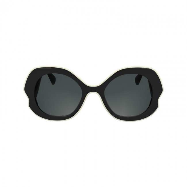Longchamp Women's Sunglasses Black - Plant Based Resin | Black