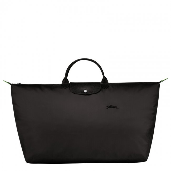 Longchamp Women's Le Pliage Green XL Travel bag Black - Recycled canvas | Black