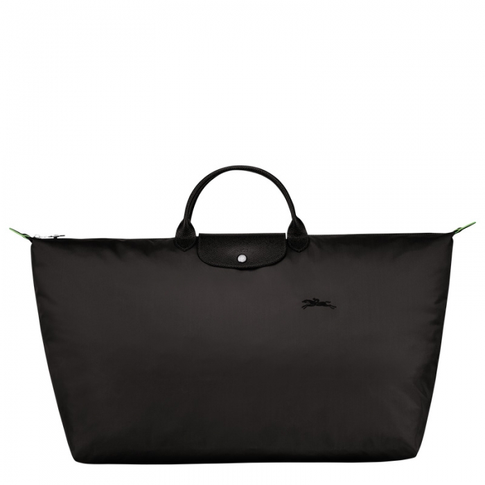 Longchamp Women's Le Pliage Green XL Travel bag Black - Recycled canvas | Black